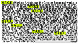 W.A.G.E. Certification - Working Artists And the Greater Economy (W.A.G.E.)